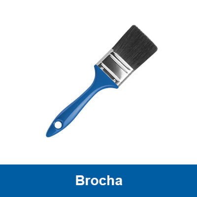 Brocha pequeña para aplicar impermeabilizante
