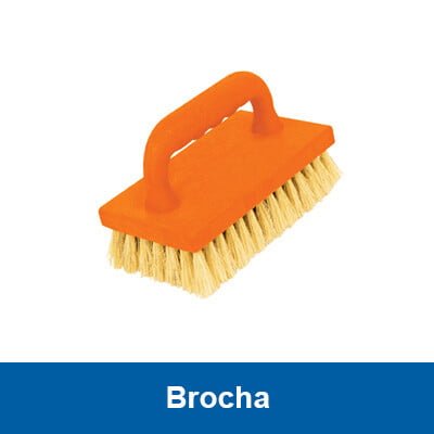 Cepillo de ixtle para aplicar impermeabilizante