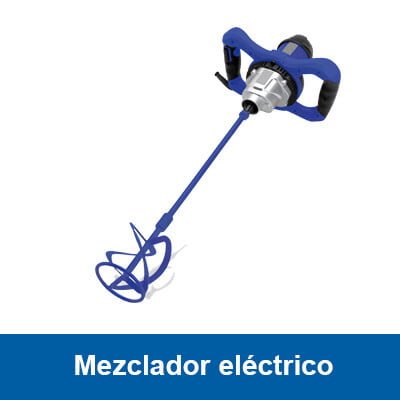 Mezclador eléctrico para preparación de morteros