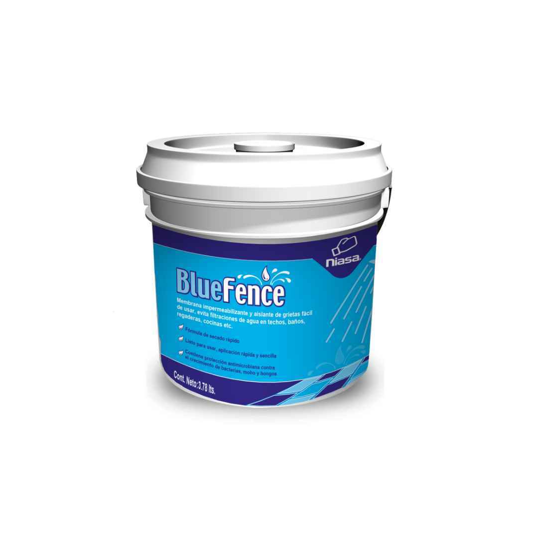 Bluefence de Niasa es una Membrana acrílica impermeabilizante ideal para charolas de baño