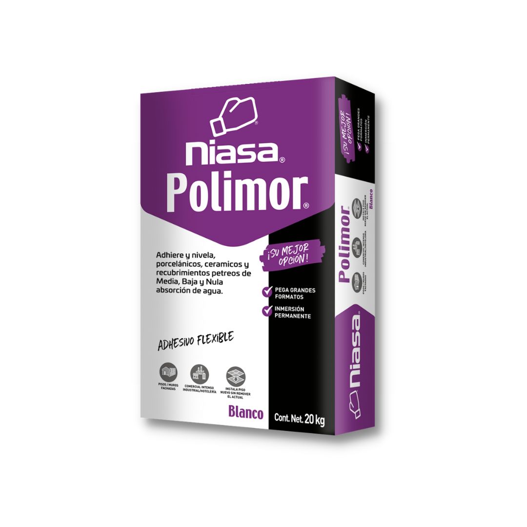 Polimor Niasa, el mejor adhesivo Piso Sobre Piso para uso industrial