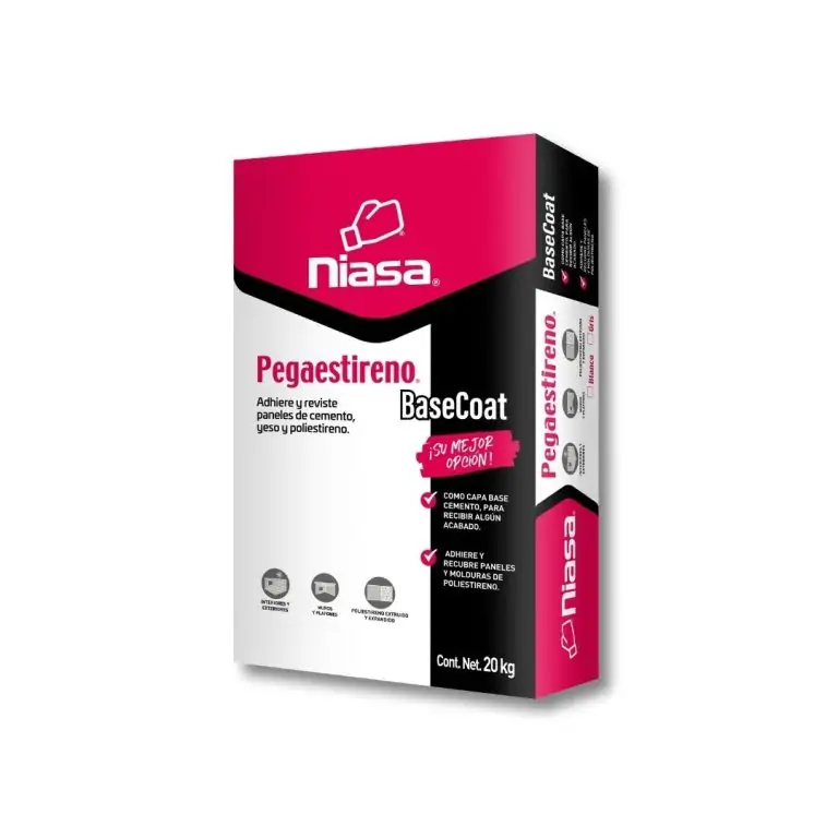 Pegaestireno Niasa, logra acabados de manera rápida y segura