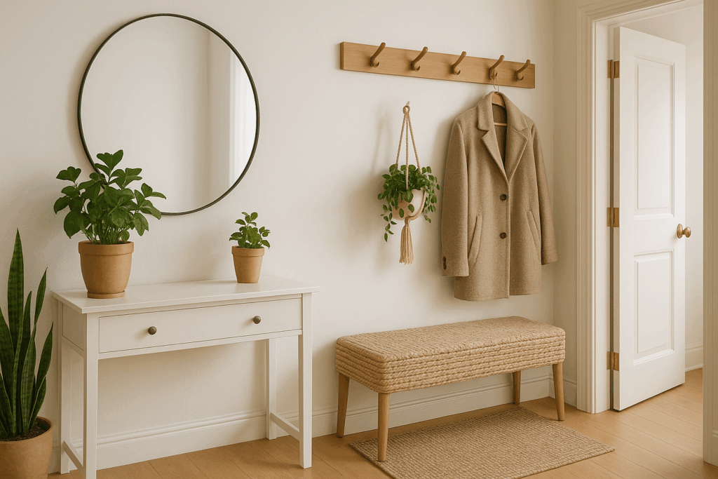 7 consejos para crear un recibidor funcional para tu casa o departamento